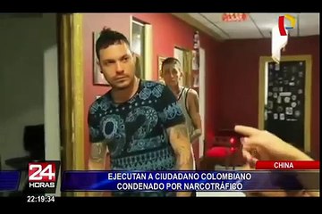China: ejecutan a colombiano condenado por narcotráfico