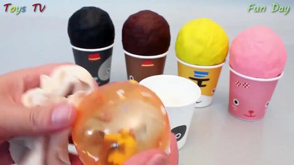 Learn Color Ice Crem Surprise Toys - Toys TV Fun Day