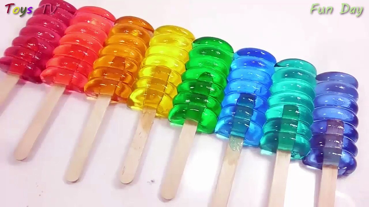 Learn Colors Ice Cream Jelly Gummy Rainbow Colors Soft Toy - Toys TV Fun Day