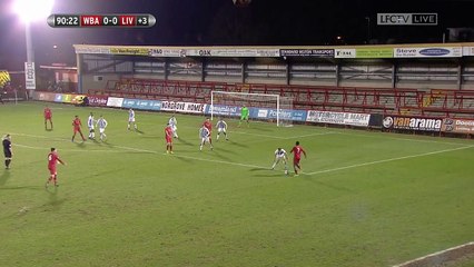 Connor Randall  Stunning Goal - West Brom U23s 0-1 Liverpool u23s - 28/02/17