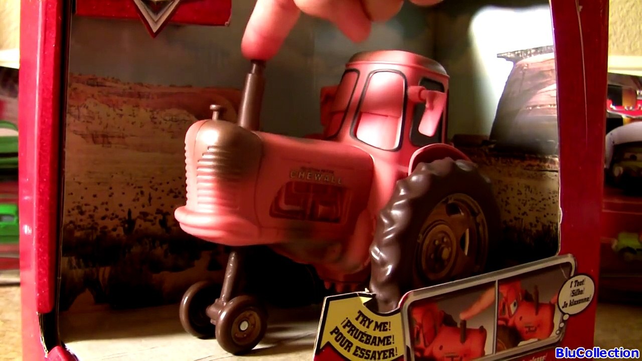 Disney Cars 2 Carry Case Diecasts NEW Disney Pixar Cars Tractor Tipping Tip & Toot Tractor