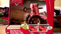 Disney Cars 2 Carry Case Diecasts NEW Disney Pixar Cars Tractor Tipping Tip & Toot Tractor Tracteur-Qm7