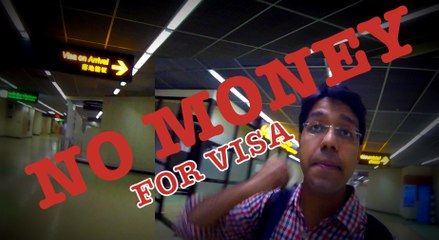 How to get visa on arrival at Bangkok airport ? (No money for visa, What did an Indian backpacker do then!)