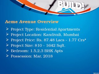 Acme Avenue - Kandivali West Mumbai
