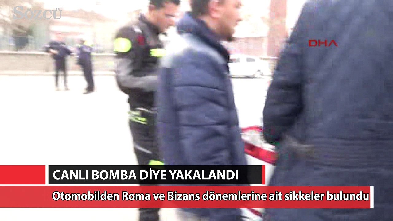 Canlı bomba diye yakalandı, defineci çıktı