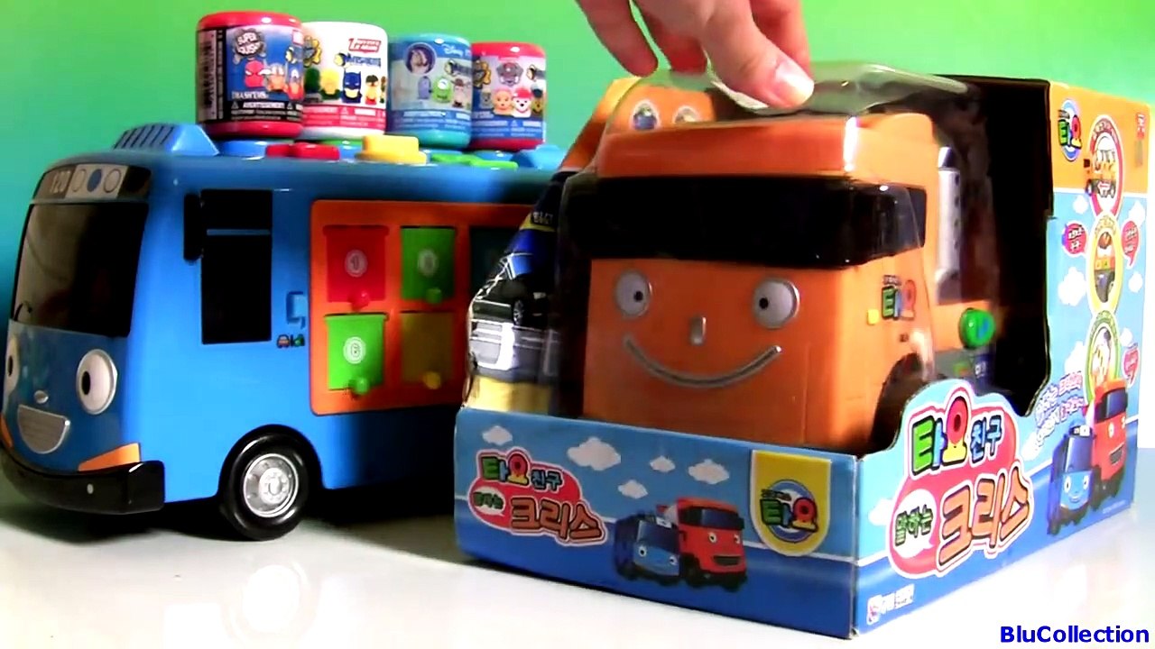 Tayo the Little Bus Pop-Up Toys Surprise Chris the Cement Truck 꼬마 버스 타요 팝업 서프라이즈뮤지컬 장난감 (크리스시멘트트럭)-atVrPo