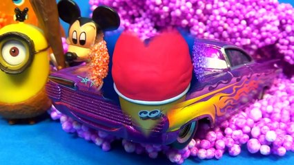 Download Video: ICE CREAM surprise eggs Disney CARS Hello Kitty My little PONY Mickey Mouse Om Nom MINIONS mymillion-lLdendt