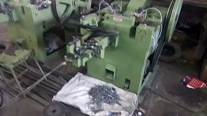 Wire Nail Making Machine Process