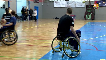 Special ‘One Team’ session with Vezenkov, Niang and the athletes from UNES Unió Esportiva