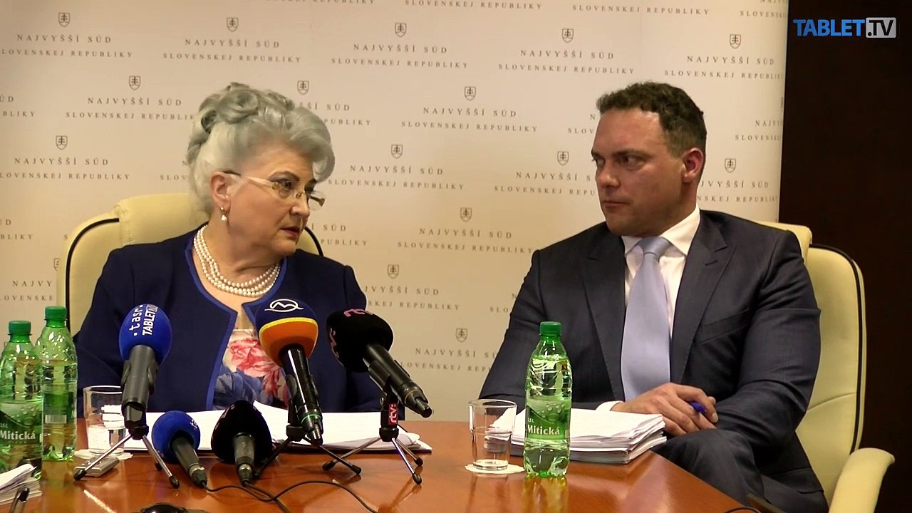 ZÁZNAM: TK predsedníčky Najvyššieho súdu SR Daniely Švecovej
