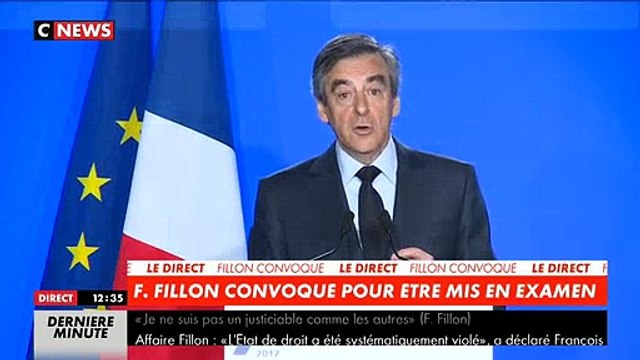 Regardez les moments forts de la conférence de presse de François Fillon organisée ce midi à son QG
