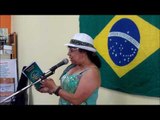 (2) Vilma de Fátima a declamar no Café com Poesia - 88º Edição - 26-11-2016