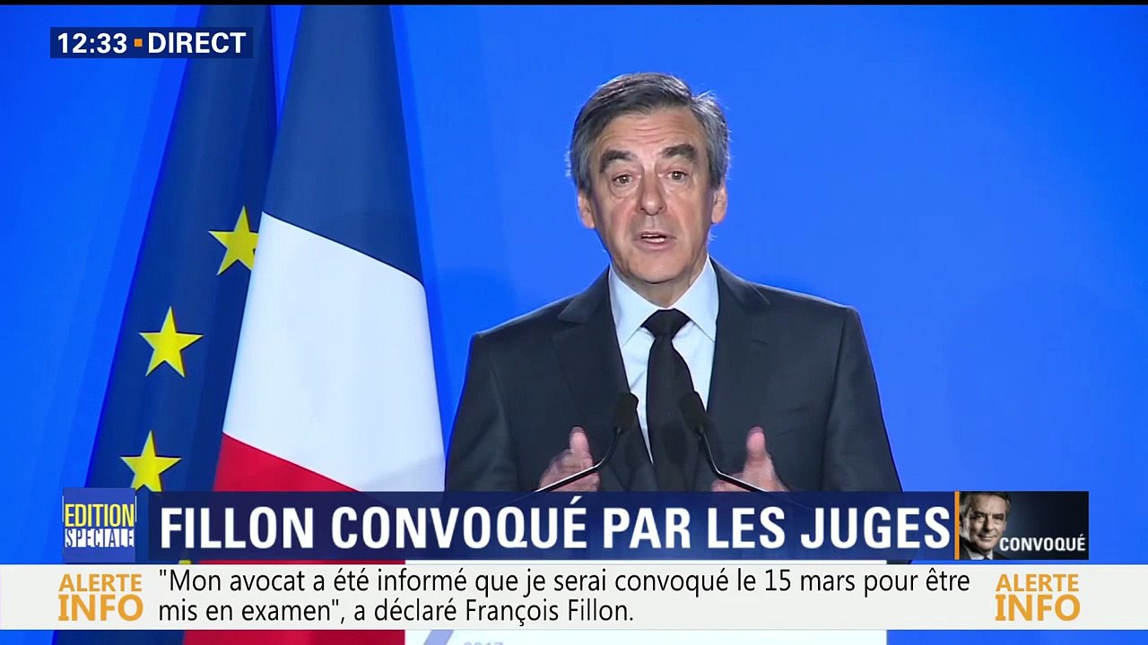 Fillon: "Ce n'est pas moi seulement qu'on assassine, c'est l'élection présidentielle"