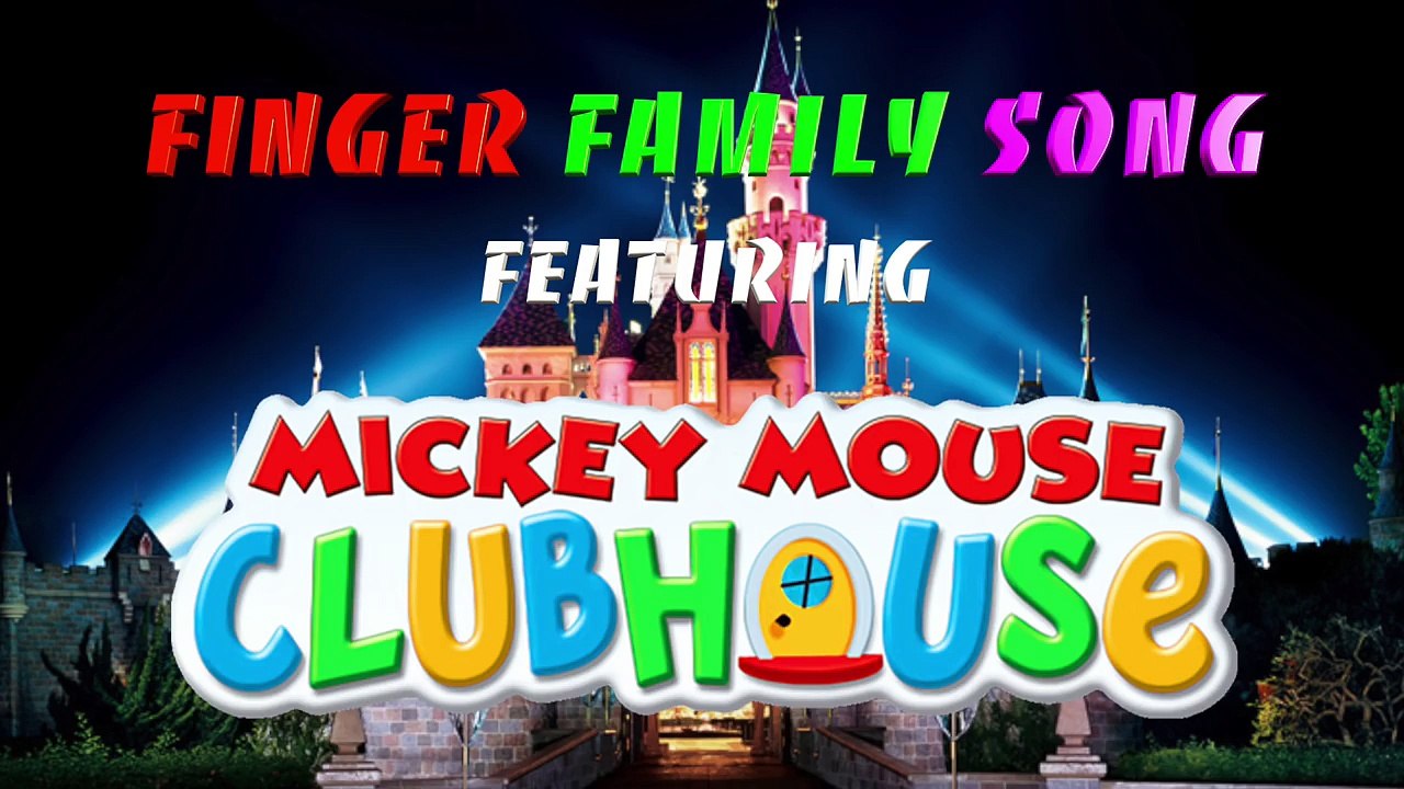 Mickey Mouse Family Sport Clubhouse Finger Family Song!