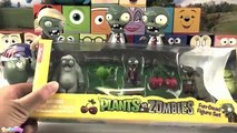 Plants vs. Zombies 2 inch Fun-Dead Figure Set Bowling Zombies Exploding Mummy Zombie!