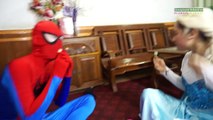Spiderman and Elsa eat Giant Gummy Candy Bubble Gum vs Joker Tongues ! Funny Superhero in