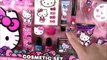 Hello Kitty Beauty Bag! Cosmetics! Nail Polish Lip Gloss Lip Balm! Minnie Lip Smacker! SHO