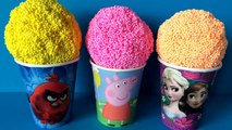 ICE CREAM Surprise Eggs Disney Frozen Olaf Peppa Pig Angry Birds Toys