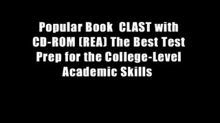 Popular Book  CLAST with CD-ROM (REA) The Best Test Prep for the College-Level Academic Skills
