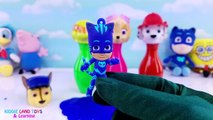 Щенячий патруль черепашки-ниндзя булавки слизь Боулинг учим цвета игрушечные сюрпризы, лучших обучающих видео для детей
