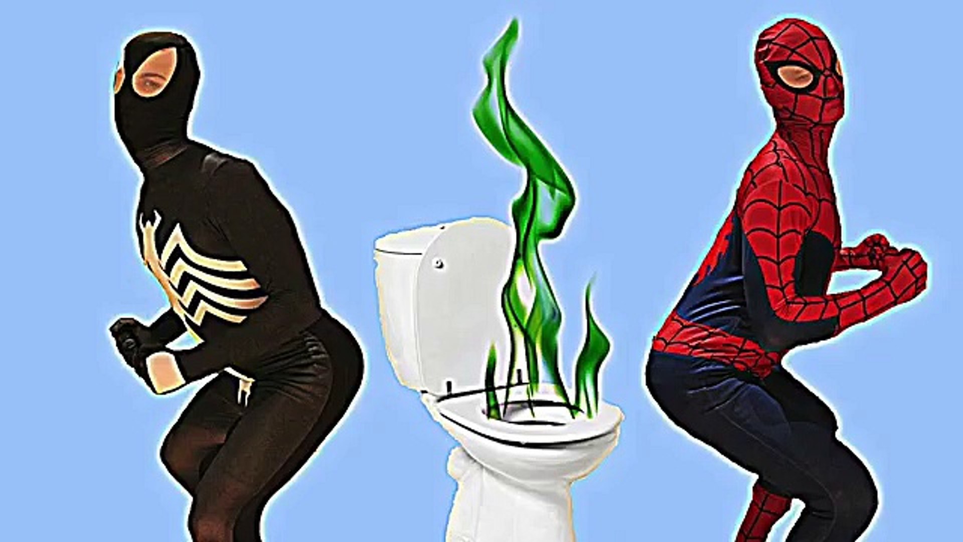 Spiderman VS Negro de Spiderman Caca de Broma!! | PEDO batalla Aceptado |  Películas de Superhéroes en rea - Dailymotion Video