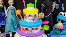 Play Doh Sweet Shoppe Cake Mountain Playset Kids Toys Fun DisneyCarToys Frozen Elsa, Anna,