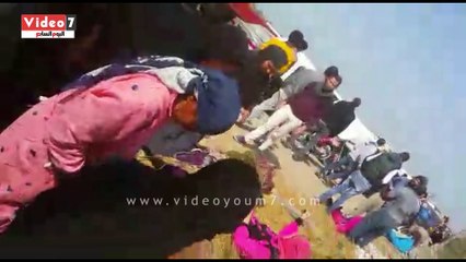 قارئ يشارك بفيديو لحادث تصادم سيارة نصف نقل على طريق الدلنجات بدمنهور