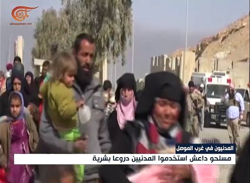 تواصل نزوح المدنيين من مناطق القتال بالموصل