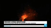Italy: Lava spurts into the sky as Sicilian volcano Mount Etna awakens