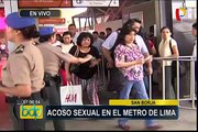 Graban a sujeto que realizaba tocamientos indebidos a mujer en Metro de Lima