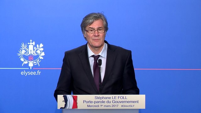 Compte rendu du Conseil des ministres du 1er mars 2017