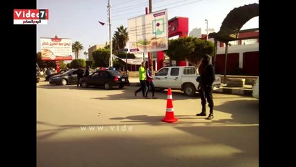 بالفيديو.. مساعد وزير الداخلية ومدير أمن كفر الشيخ فى حملة توعية مرورية