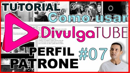 Como o DailyMotion usa o DivulgaTube - Tutorial #07 (Perfil Atualizado)