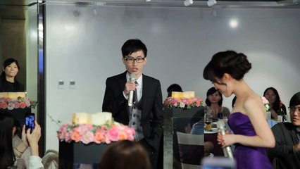 [台北晶華酒店]婚禮進場浪漫情歌對唱/Jerry+Christine
