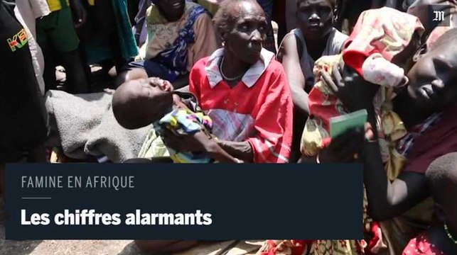 Les chiffres alarmants de la famine en Afrique