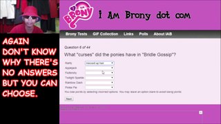 AM I A TRUE BRONY ?!!! TEST FOR BRONIES AND PEGASISTERS !!!