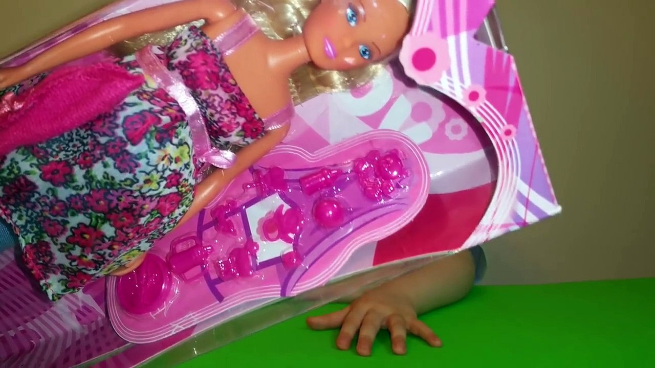 Видео для детей.Беременная Кукла Штеффи . Pregnant doll Steffi Куклы для девочек. Видео для детей.
