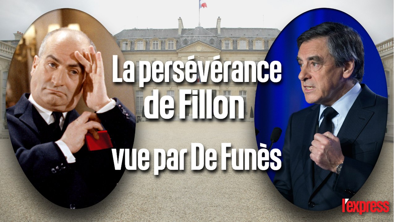 La persévérance de François Fillon commentée par Louis de Funès