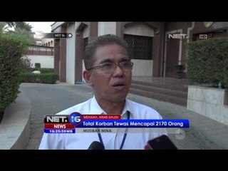 Jemaah Haji Indonesia di Musibah Mina Capai 100 Orang - NET16