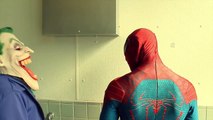 Spider-man vs Joker in Funny TOILET Battle! Superhero Pranks in Real Life