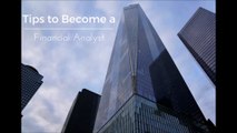 Tips to Become a Finanical Analyst by David Milberg