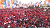 AK Parti'nin Tokat Mitingi - Başbakan Yıldırım, Miting Alanına Geldi