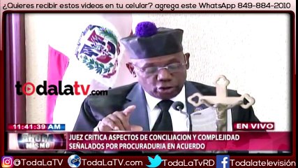 Juez declara inadmisible el procedimiento de homologación usado por el Ministerio Público y Odebrecht-Ahora Mismo-Video