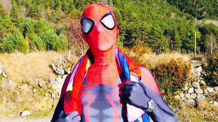 Frozen Elsa Eats Spiderman vs Maleficent In Real Life ft Princess Anna Pregnant, Spiderbab