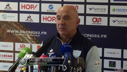 Racing 92 - Travers : "On est toujours debout"