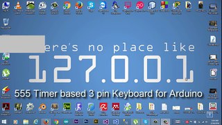 DIY 555 Timer Based 3 Pin Keyboard For Arduino    Keypad with Arduino