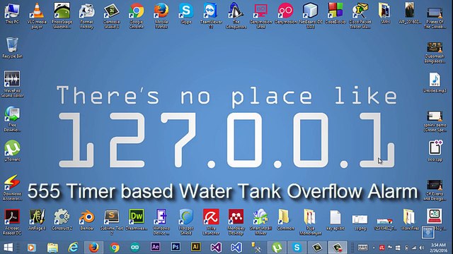 DIY Water Tank Overflow Alarm Using 555 Timer IC Water Level Detector Alarm 555 IC