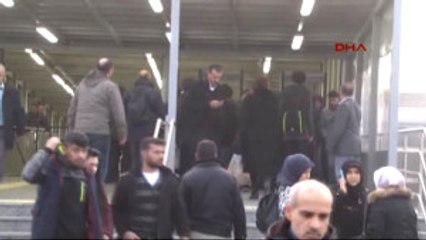Marmaray'da Bugün de Yoğunluk Yaşanıyor