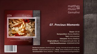 Precious Moments (07/12) [Music for Restaurants | Royalty Free] - CD: Hintergrundmusik, Vol. 6