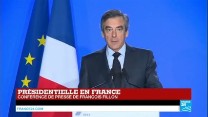 REPLAY - Intervention de François Fillon : "Je ne céderai pas"